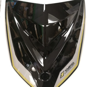 EMMO Upper Headlight Panel Black Scooter Style E-Bike Body